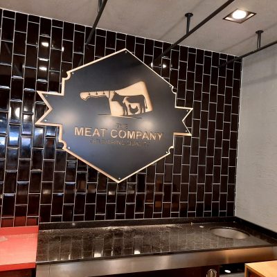 Huş Ağacı Metal Tabela iç mekan lazer kesim