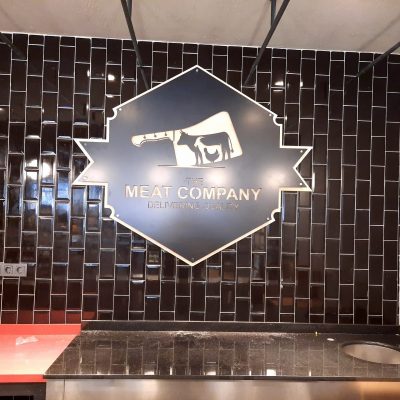 Huş Ağacı Metal Tabela iç mekan lazer kesim